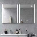 Inr Iconic Nordic Rooms Scene Speil med Regulerbar Sidebelysning B500 1200xh720xd30/70mm 120cm