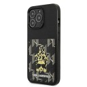 Karl Lagerfeld Hardt Mobildeksel med Kortspor til iPhone 13 Pro Svart