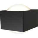 Ansell Lighting Misano Square utelys vegg 3000K svart