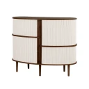Umage Audacious Highboard Skap mørk eik/White Sands