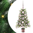  Juletre med 150 LED med stativ grønn 65 cm PE