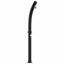 vidaXL Sol dusj med dusjhode 20 l PVC ABS Sinklegering Svart 20 l
