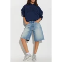 ROTATE Classic Sweat Hoodie   Navy   XS