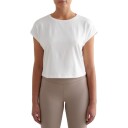 Aim'n Treningstopp Soft Basic Roll Sleeve Top Hvit