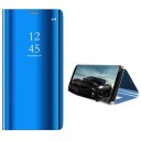 Samsung Galaxy S9 Luxury Mirror View Flip-deksel Blå
