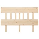 vidaXL Sengegavl 203,5x3x81 cm heltre furu