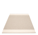 Pappelina Edit matte mud vanilje lin metallic 85x260 cm