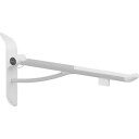 Pressalit Care Plus armstøtte 85 cm venstre hvit