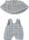 Heless 7512 Monster Styles Boucl?? kjole med b??ttehatt til bamse/dukke 15 cm Bl??