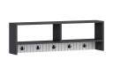 Veggkrok Violaceae 120x36,8 cm   Antrasitt