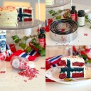 Utstikkersett Til Flaggkake 5 Deler | Slikkepott.No