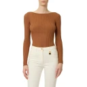 Elisabetta Franchi Dame Topper Brun L,