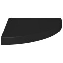 vidaXL Flytende vegghyller 2 stk svart 35x35x3,8 cm MDF