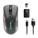 Lenovo Legion M600s Gamingmus med 19000 DPI og Trådløs Lading - Steingrå