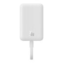 Baseus Magnetic Mini Powerbank 10 000 mAh 30W Trådløs Lading Hvit