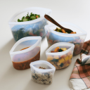 Stasher Bowl Silikonpose stående 1 Cup 0,24l Klar