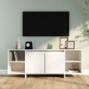 vidaXL TV-benk hvit 130x35x50 cm sponplate