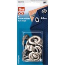 Vrilås 4 stk x 33 mm sølv