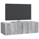  Vegghengt TV skap Grå sonoma 98 x 41 x 30 cm Konstruert tre