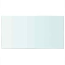 vidaXL Hyllepanel klart glass 40x25 cm