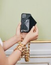 Ideal Of Sweden Statement Necklace Case Neo Noir Croco