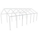  Teltstoff uten ramme Hvit 12 x 6 m PE
