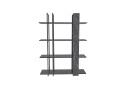 Thyra Bokhylle 120 cm   Sort/Hvit