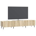  TV skap med skuff Sonoma eik 147 x 34,5 x 32 cm Konstruert tre