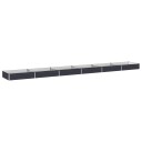 vidaXL Hevet Hagebed Antrasitt 600 x 80 x 24 cm kaldvalset stål