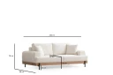 Eti Sofa 3 seter   Hvit