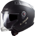LS2 OF603 Infinity II Solid Jet hjelm XL Svart