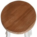 vidaXL Barstol heltre teak