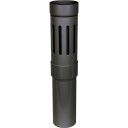 Plastmo balkongsluk Ø90mm sort Svart