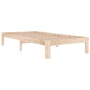 vidaXL Sengeramme heltre 90x190 cm 3FT Single