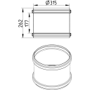 SKYVEKOBLING Ø315MM