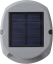 1852 Bryggelys/vegglys alu LED m/solcelle