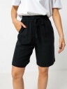 Selected Femme Viva Mid Waist Sun Shorts Sort 38