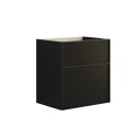 Dansani Inzo Alu-ramme Svart Underskap 2 Skuff eik / 60cm
