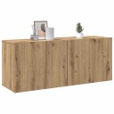  Vegghengt TV-benk artisan eik 100x30x41 cm 8721158446589