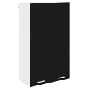  Hengende skap Riga Svart Eik 60 x 31 x 100 cm Konstruert tre