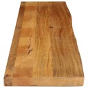  Bordplate naturlig kant 180x30x3,8 cm heltre mango 370581
