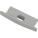 Ansell Lighting endestykke med hull 9,7x30,6 mm aluminium