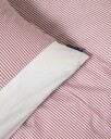 Striped Sengesett 220x220 + 50x60x2 cm Fiken / Hvit