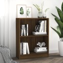 vidaXL Bokhylle brun eik 60x24x74,5 cm konstruert tre