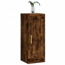  Veggskap røkt eik 34,5x34x90 cm konstruert tre 8720845950743