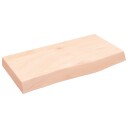 Benkeplate til bad 60x30x6 cm ubehandlet heltre