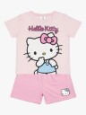 Hello Kitty T skjorte &  Shorts Sett Lyserosa 140 146