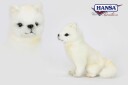 Arctic Fox Cub Sitting 14 cm | Hansa Creation 6830