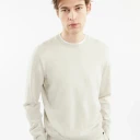 Fay, Herre, Strikkevarer, Beige, XL,
