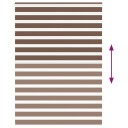  Sebragardin brun 165x200 cm stoff bredde 160,9 polyester
